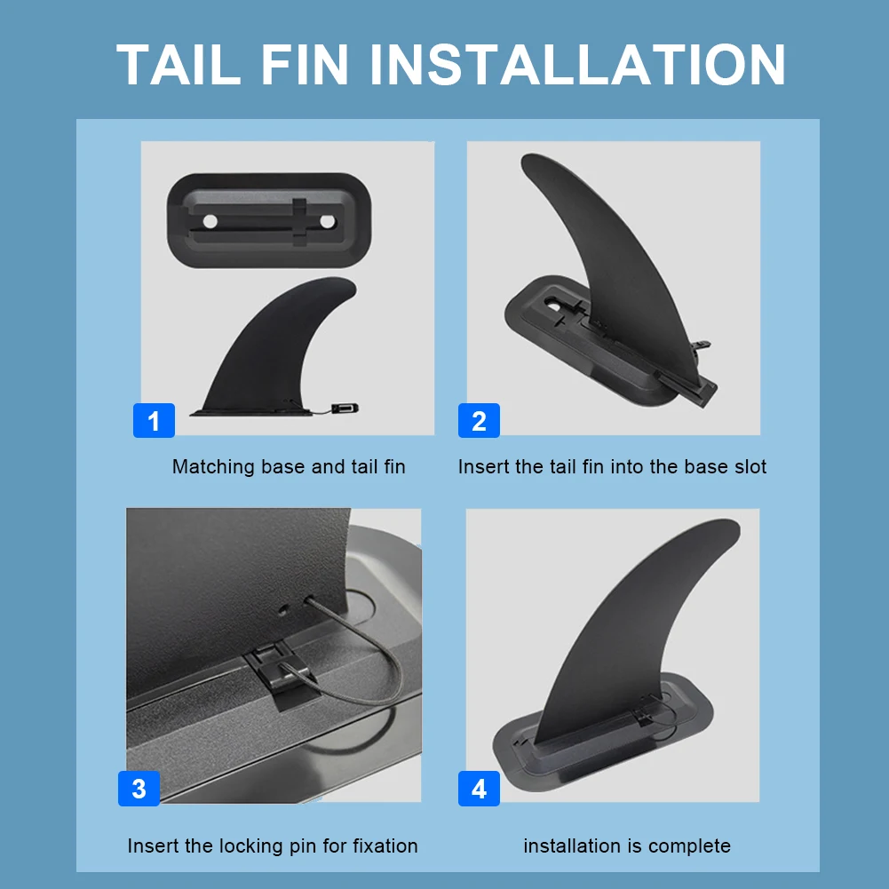 Slide-in Surfboard Fin Detacha - Stand Up Paddle Leash ulasan dan harga