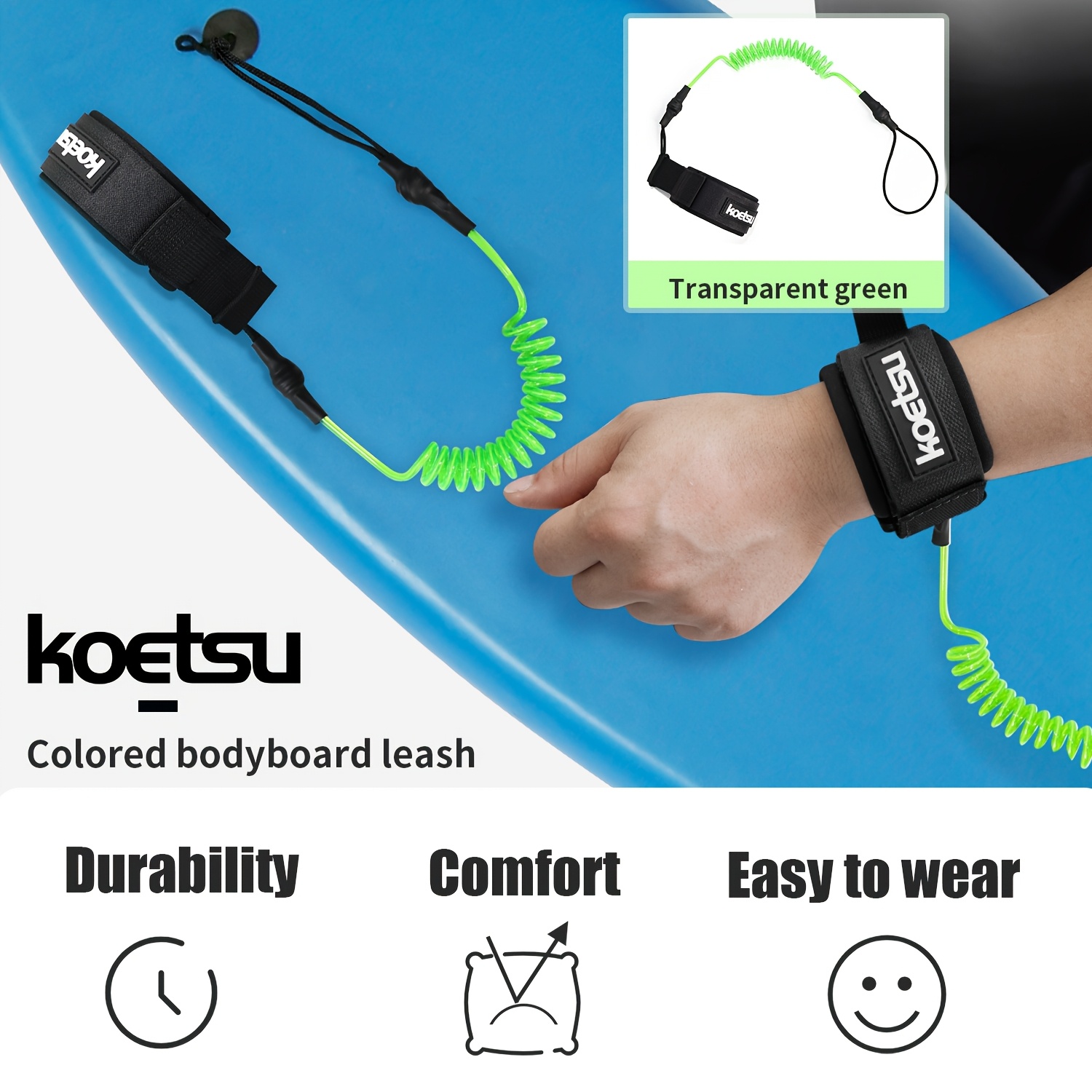 KOETSU Bodyboard Leash, 5mm TP - Stand Up Paddle Leash ulasan dan harga