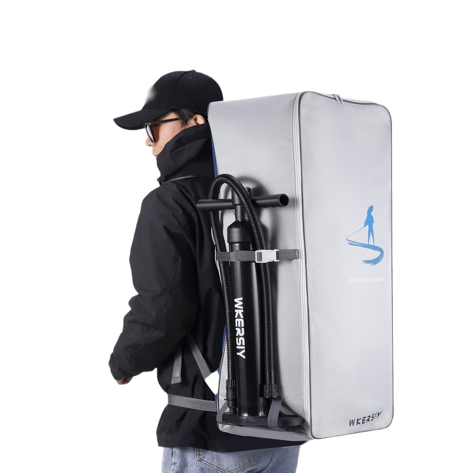 105L Paddle Board Backpack Wat - Stand Up Paddle Leash ulasan dan harga