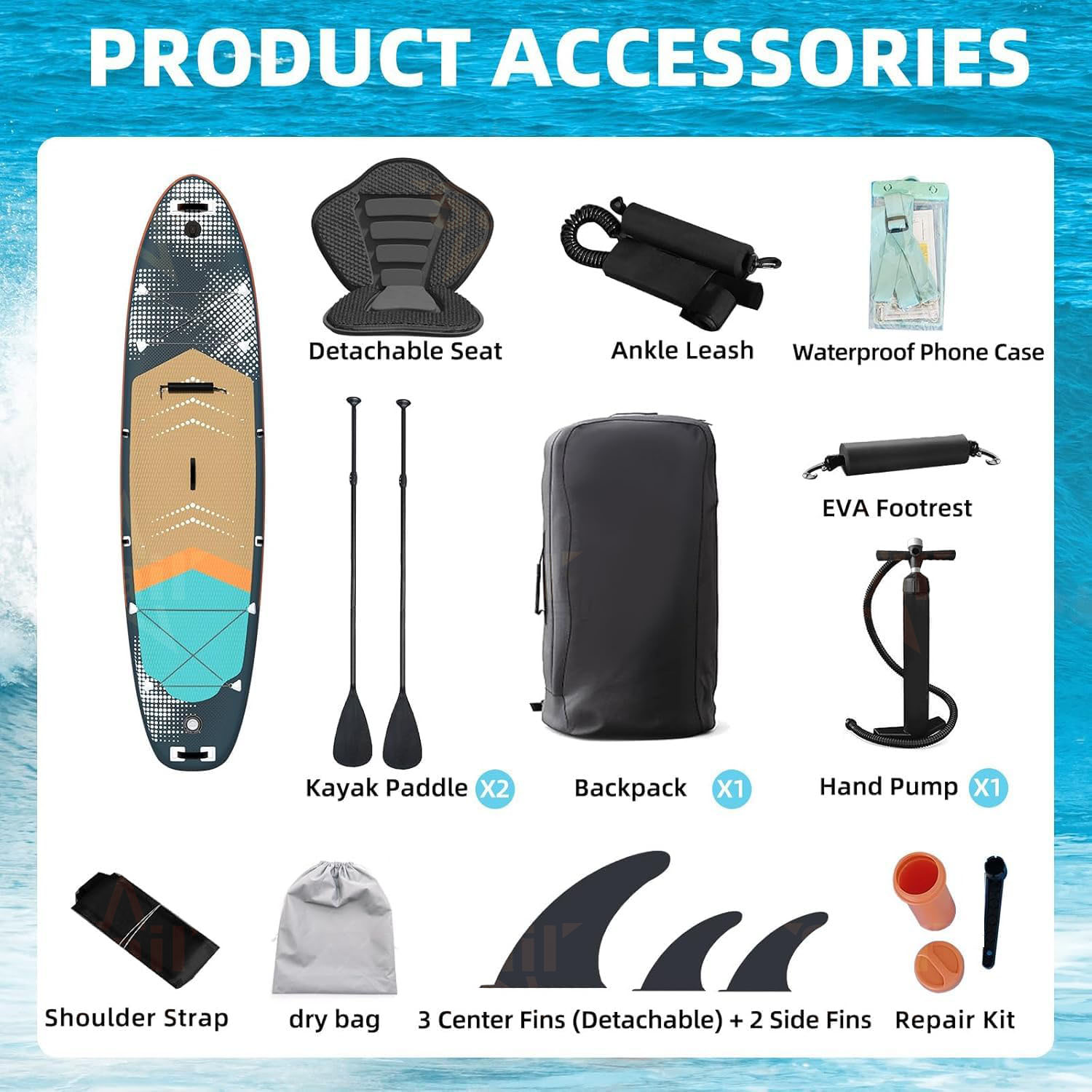 Multi-Purpose Inflatable Stand - Stand Up Paddle Leash ulasan dan harga