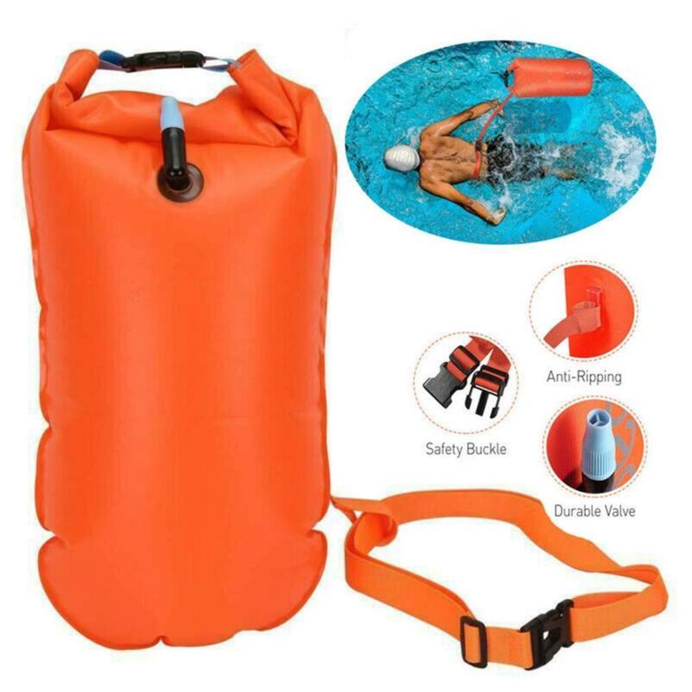 Inflatable Swim Tow Float with - Swim Buoy Open Water ulasan dan harga