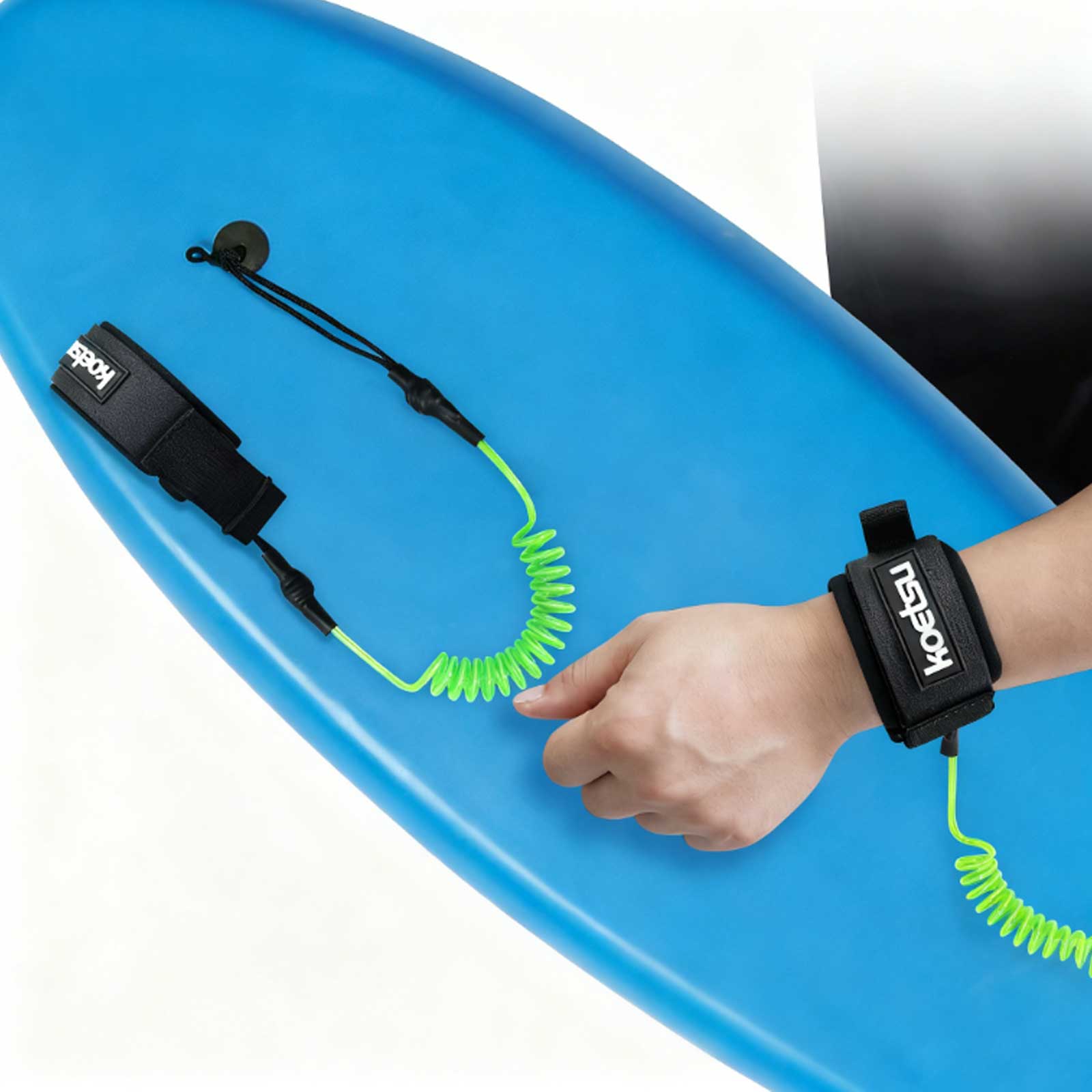 Coiled Bodyboarding Leash TPU  - Stand Up Paddle Leash ulasan dan harga